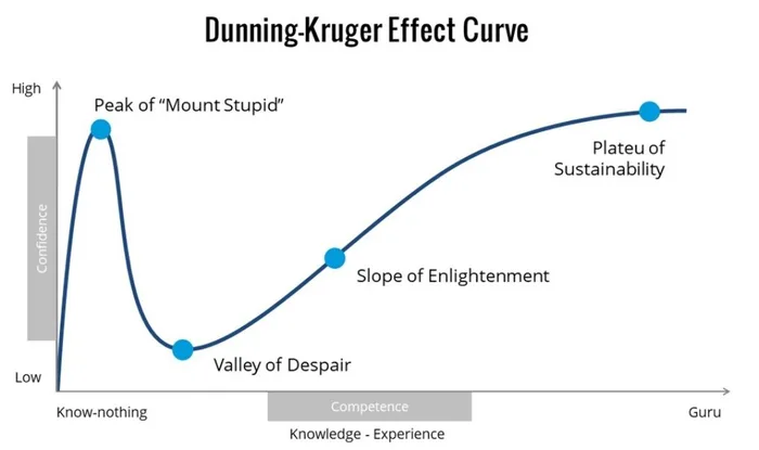 Dunning-Kruger Effect Curve | Void's Hole